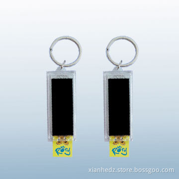 Solar keychain can be changed logo